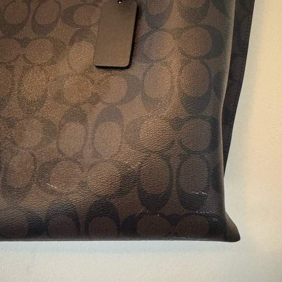 Coach Mollie Brown Signature Tote Bag - Picture 2 of 12